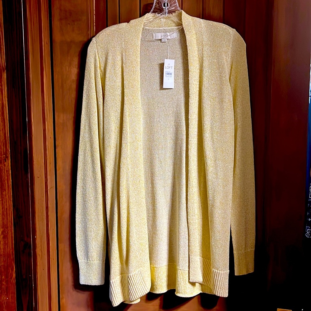 Ann Taylor Loft gold sweater